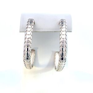 John Hardy Estate Dot Earrings Sterling Silver JH86